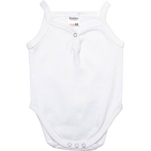 Beeren Bodywear Romper Met Spaghettibandjes - Wit - Maat 50/56 25-002