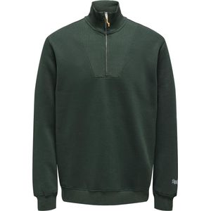 ONLY&SONS - ONSRILEY REG 1/4 ZIP HIGH NECK SWT VD - Heren - Sweaters
