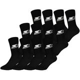 Starter Sokken 'Crew'  zwart / wit