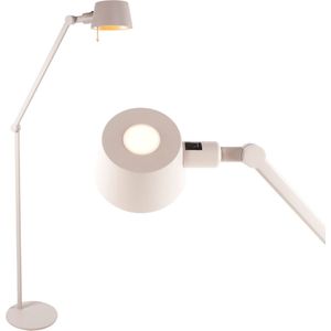 Verstelbare retro staande lamp | zand/beige | E27