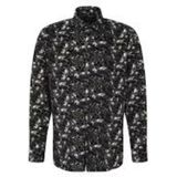 Overhemden - Olijf - Katoen - Met Grafische Print - Button-downkraag