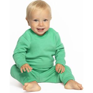 Baby joggingpak - sweater & jogger - kleur bright green - Maat 68