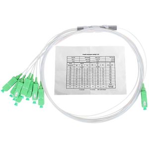1 x 8 Optische Splitter PLC SM voor Netwerkkabel - Laag Invoerverlies, Hoog Terugslagverlies - Glasvezel Accessoires