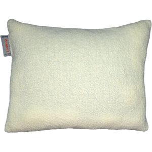 Inkuz - Warmtekussen - Infrarood - Draadloos - Teddy - Wit - Gote powerbank - Oplaadbaar - Warmte kussen - 45x60