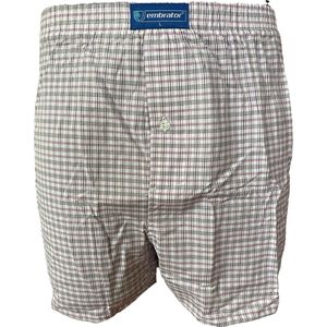 Embrator mannen Boxershort geruit lila 4XL