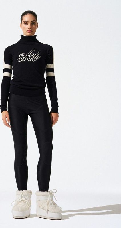 Perfect Moment Dames Neve Wool Sweater Dark Charcoal Blue