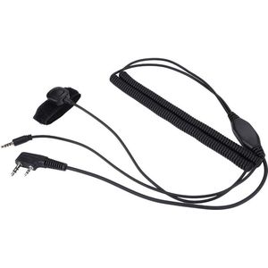 Twee-weg Radio Bluetooth Helm Headset Speciale Verbindingskabel met PTT Knop voor UV-5R en Vimoto V3 V6 V8 .