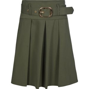Will Fashion Rok met plooien Marloes Army maat 188/M