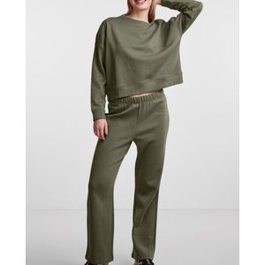 Pieces huispak dames - Loungewear pak - XXL - Groen.