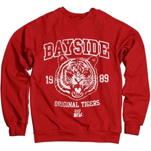 Saved By The Bell Sweater/trui -S- Bayside 1989 Original Tigers Rood