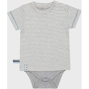 Baby T-shirt met korte mouwen OrganicEra Organic Baby T-shirt body gestreept