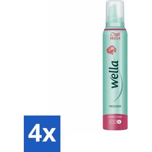 Wella Ultra Sterk Haarmousse 200 ml - Voordeelverpakking - 4 stuks
