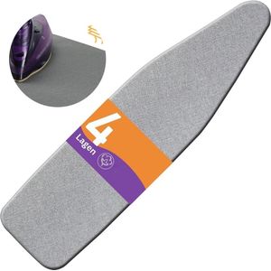 ApexArte® Strijkplankhoes - Strijkplankhoezen - Strijkplankovertrek - Grijs