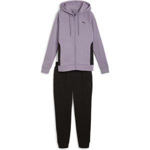 PUMA Classic Hooded Tracksuit FL Dames Trainingspak - Pale Plum - Maat L