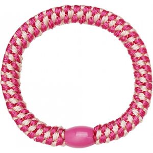 Hidzo Haarelastiekje - Elastiek & Armband - Roze/ Beige