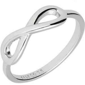 Infinity Zilver Ring - Zilver Infinity Ring - Zilveren Ring Infinity - Dames Ring Zilver - Sterling Zilveren - Zilver 925 - Amona Jewelry