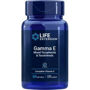 Life Extension - Gamma E met Tocopherolen & Tocotrienolen - 60 Softgels - Compleet Spectrum van Vitamine E - Voedingssupplementen