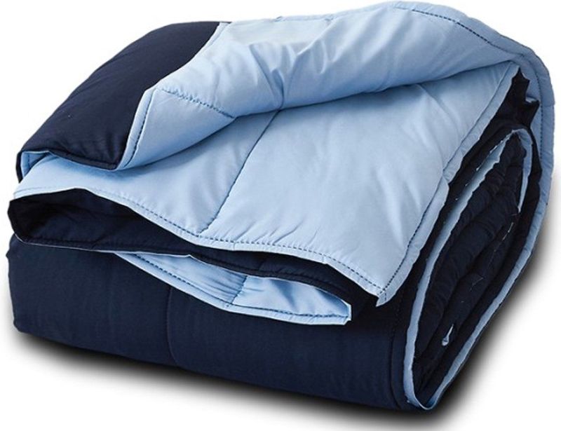 SLAAPP - Wasbaar Dekbed Zonder Overtrek - Blauw - 200 x 200 cm