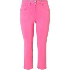 Angel of Style Angel of Style - Dames - 7/8-jeans Amy Straight Fit stretchcomfort 5-pocket - Hibiscusrood - Maat 44