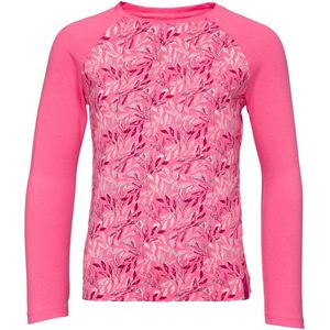 Roze meisjes t-shirt loap bilara maat 122-128 katoen