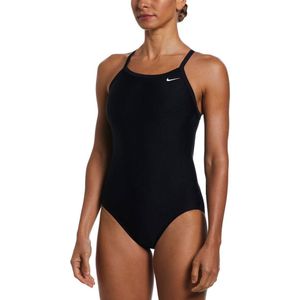 Nike Swim Solid Racerback Zwemkleding Zwart 26 Vrouw