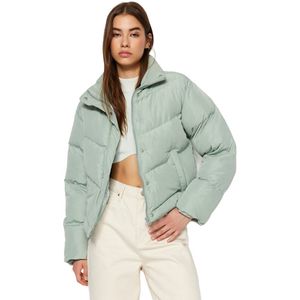 Trendyol Mint Regular Fit Waterafstotend Pufferjack Twoaw24Mo00048
