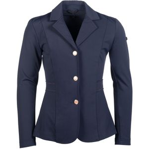 Wedstrijdjasje Eloise donkerblauw met rosegoud maat 46