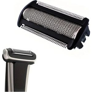 Vervangende Philips Bodygroom Foliekop - Compatibel met BG2000 en Modellen zoals BG2020, BG2022, BG2024, BG2025, BG2026, BG2028, BG2029, BG2030, BG2036, BG2038, BG2039 en BG2040 - Waterbestendig - Inclusief Schoonmaakborstel