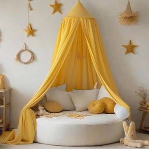 Candala - Baldakijn - Geel - Kinderkamer - Bedhemel voor Spel en Lezen