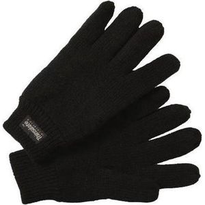 Thinsulate Handschoenen Gebreid Heren Zwart Maat 8
