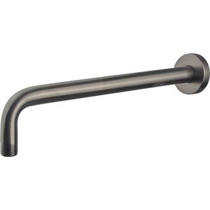 Luxe Douche-Arm Rond Muurbevestiging 35 cm. - Gunmetal