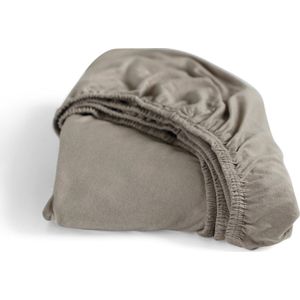 Cinderella - Hoeslaken (tot 35 cm) - Double Jersey - 90x200/210 - Taupe