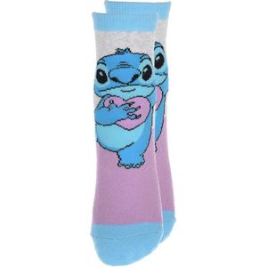 Lilo & Stitch - anti slip sokken Disney Stitch - grijs - maat 27/30