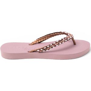 Lazamani - Palma Beach Dames Slippers Lilac - Maat 35/36
