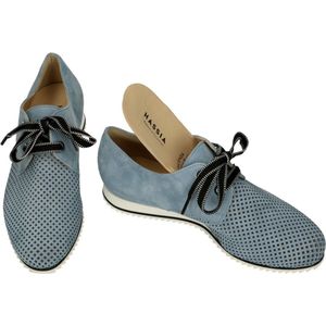Hassia -Dames - blauw licht - sneakers - maat 37