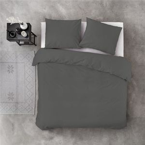 Byrklund Dekbedovertrek Sleep Softly - 135x200 - 100% Katoen - Off Black