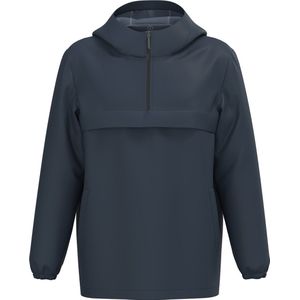 Native Spirit Ecologische waterdichte uniseks windbreaker met kwartrits NS616 - Navy Blue - L