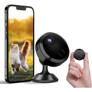 Verborgen spionagecamera wifi 1080p mini-bewakingscamera draadloos onzichtbaar nachtzicht bewegingsmelder lusopname voor Masion Security