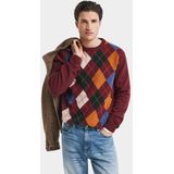 Gant - ARGYLE - Gebreide Pullover - Ronde Hals
