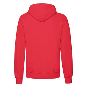 Fruit of the Loom - Classic Hoodie - Rood - M