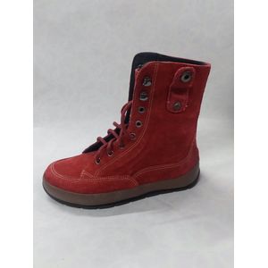 WOLKY 230 / halfhoge veterschoenen met verlengstuk / rood / maat 36