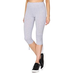 Merry Style Dames Leggings - Sport - Vrijetijdsbroek - ¾ Lang - Katoen - Gemêleerd - M - MS-MS10-380-LE