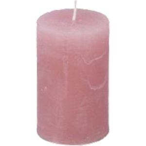 Branded By - Kaarsen 'Pillar' (Ø5cm x 8cm) - Antique Pink (set van 9)
