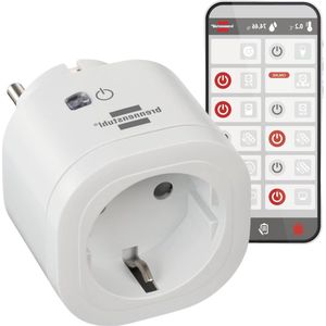 Smart Plug WA 3000 XS01 - 24 GHz Compatibel met Alexa en Google Assistant - Met Tijdsschakelaar - Gratis App.