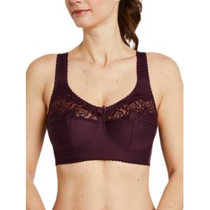 Beugelbeha met geborduurde tule