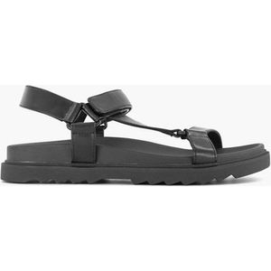oxmox Zwarte chunky sandaal - Maat 38