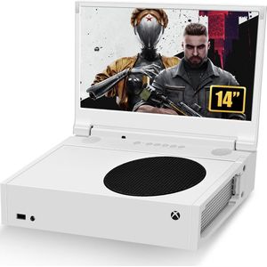 Gloovon® - Gaming Monitor - voor Xbox series S - 14 inch - Full HD - IPS Beeldscherm - Portable Monitor - HDR - FreeSync - HDMI - Wit
