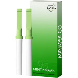Airvaper Go - Wegwerp Inhalatieapparaat - Crisp Mint - Anti Rook Ketting