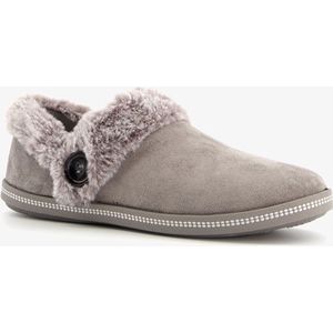 Skechers Cozy Campfire gevoerde dames pantoffels - Beige - Maat 37 - Extra comfort - Memory Foam