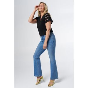 MS Mode Jeans Flared leg jeans JASMIN